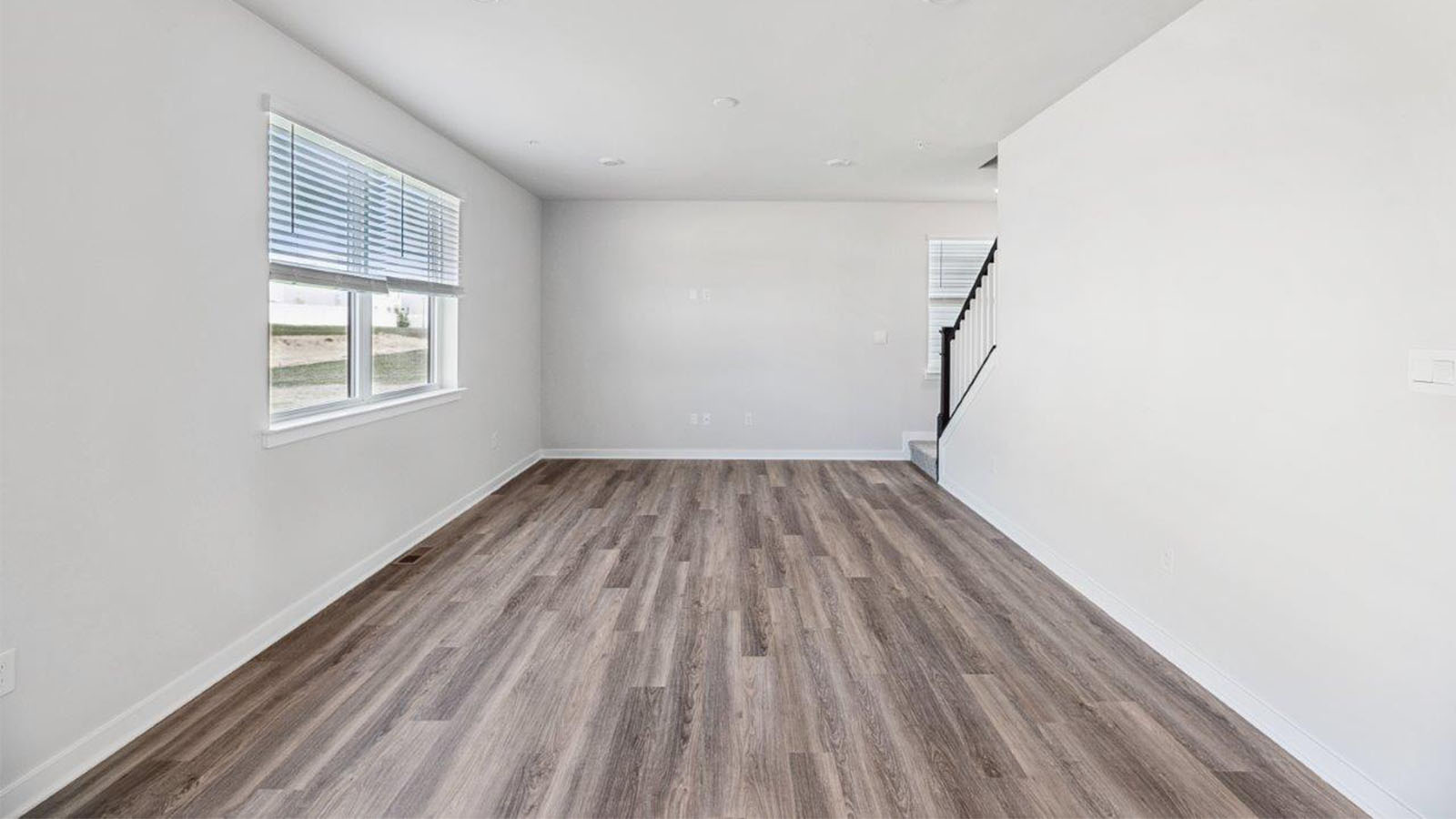 open concept living room