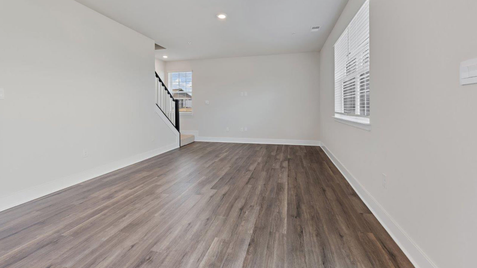 open concept living room