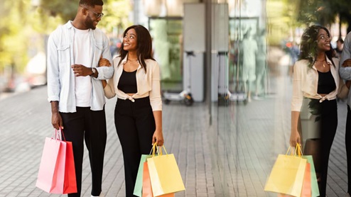 Couple Shopping Bags