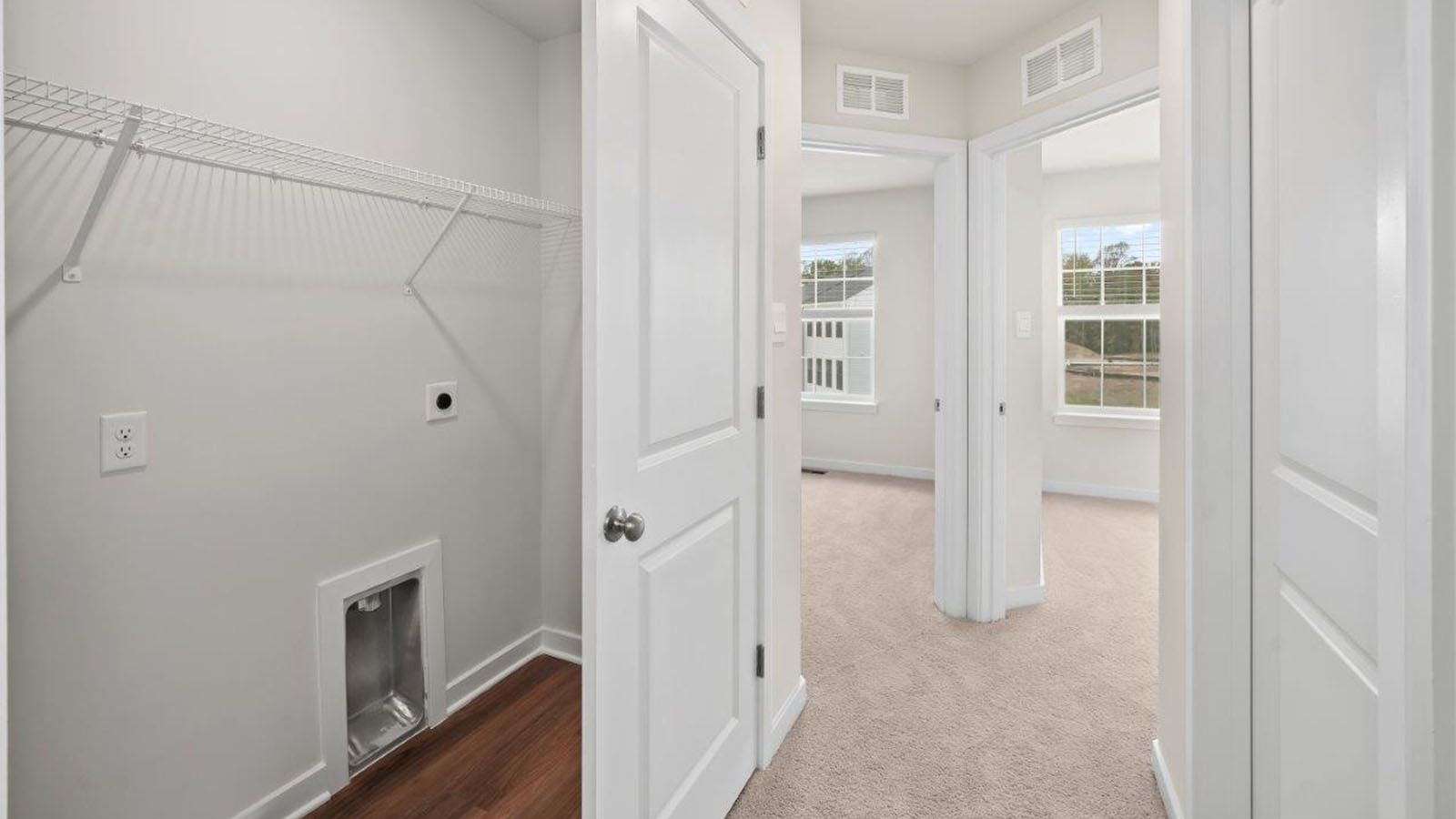 laundry with closet