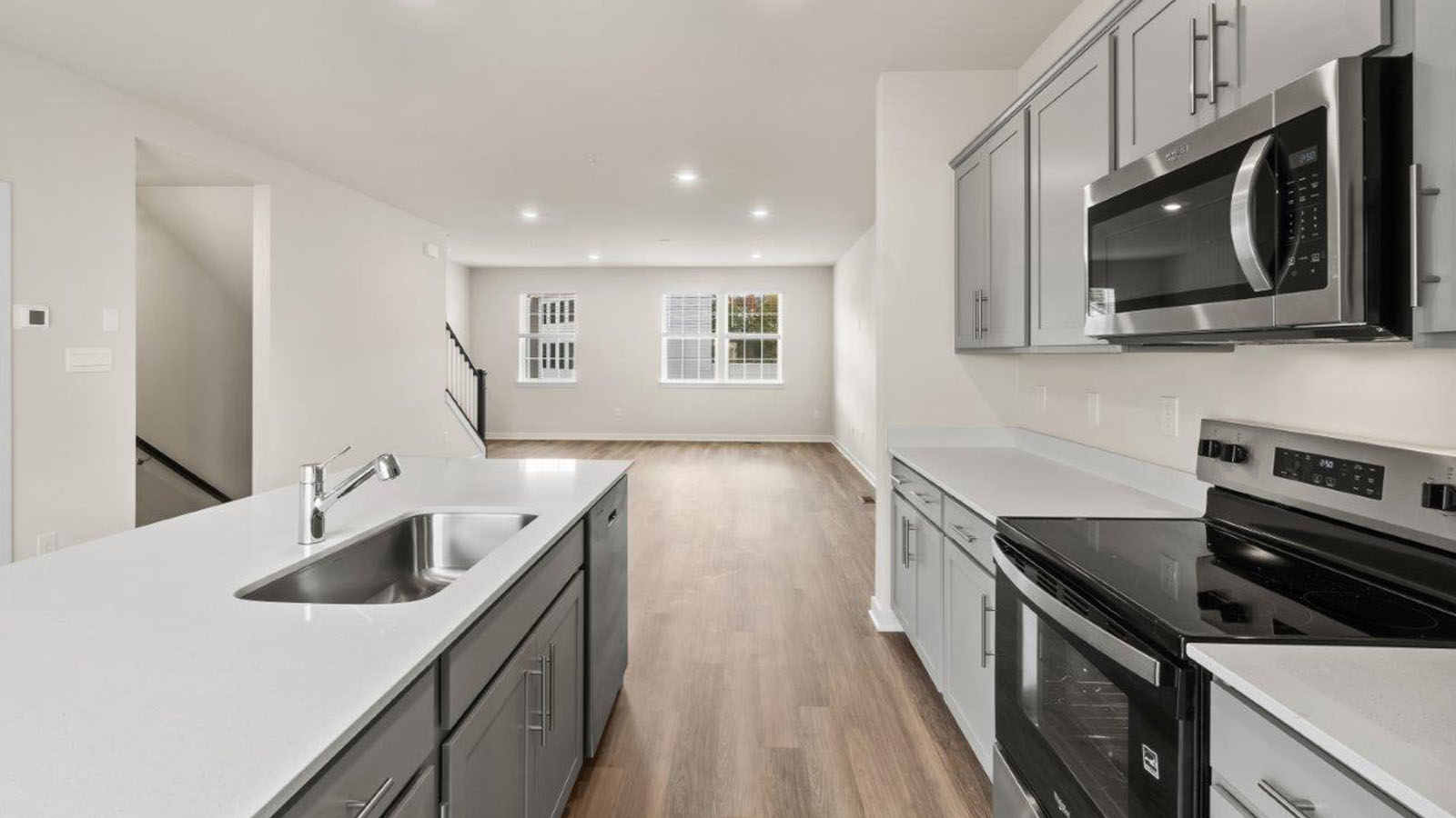 kitchen with island