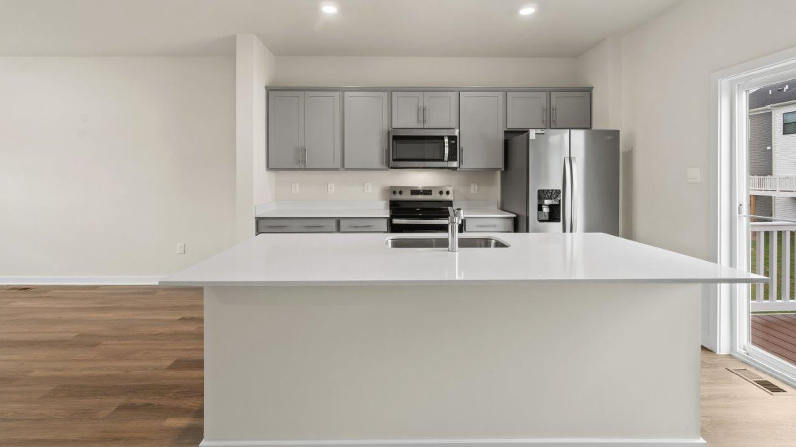 kitchen with island