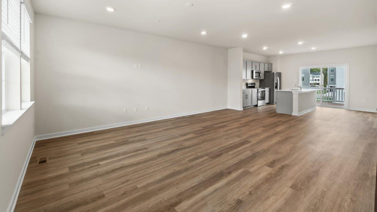 open concept living room