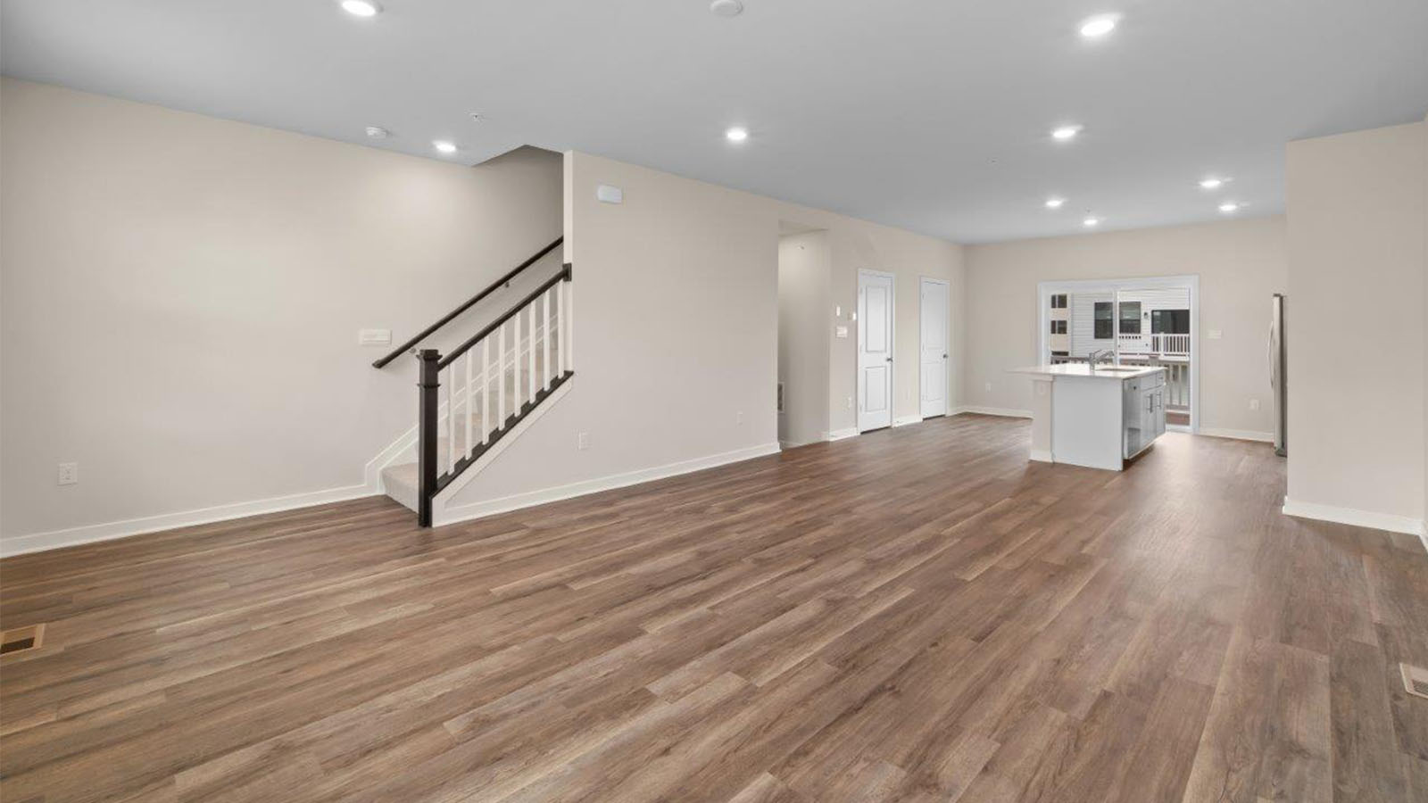 open concept living room