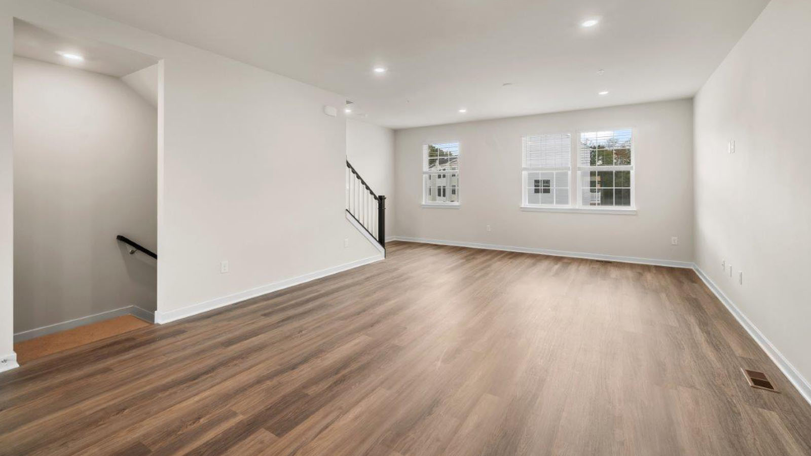 open concept living room