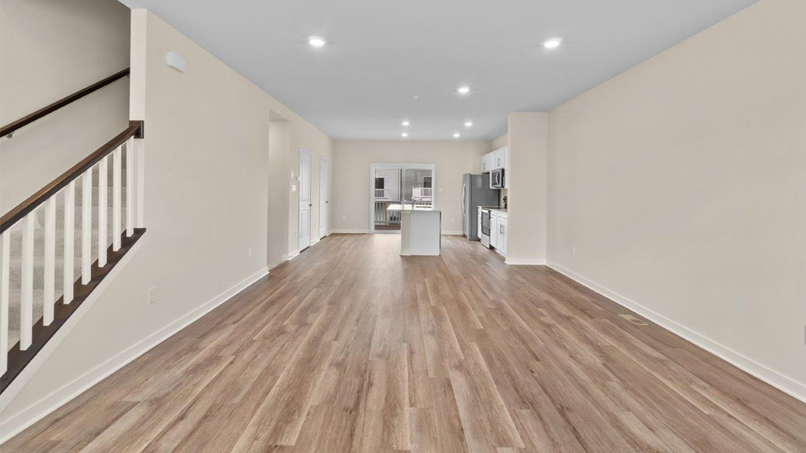 open concept living room