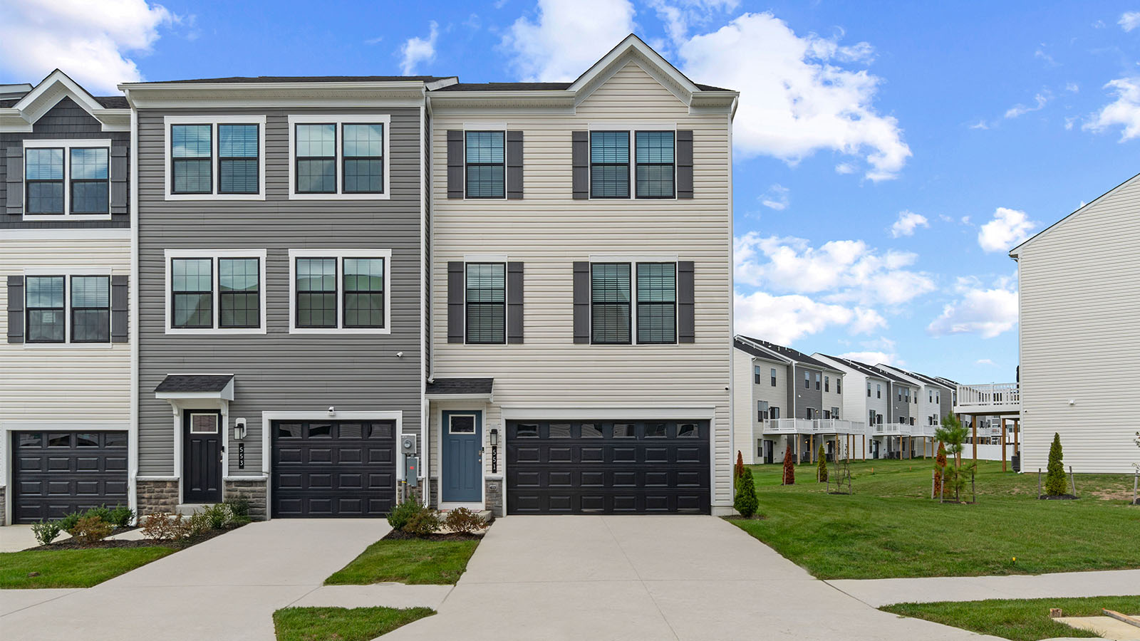 end unit townhome