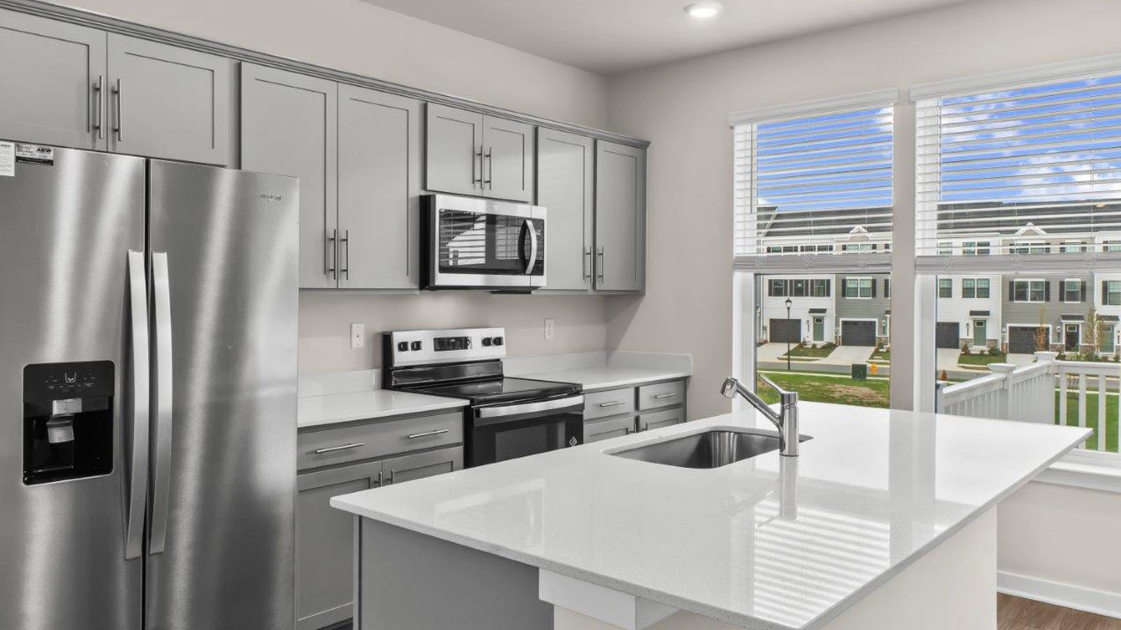 kitchen with stainless steel appliances