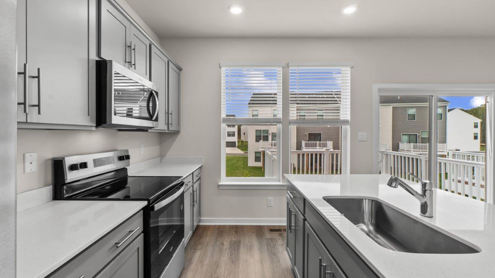 kitchen with stainless steel appliances