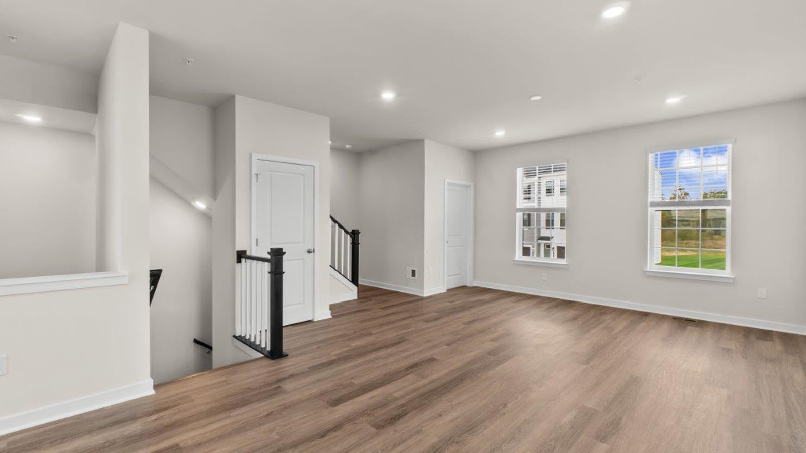 open concept living room