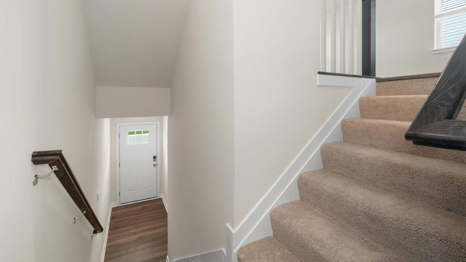 stairs leading to main level