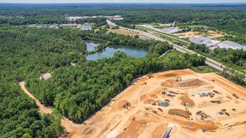 Pinegrove Entrance Townhomes Aerial