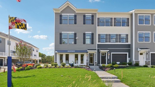 Ansted Model Townhome 3 Beds 2 Car Garage