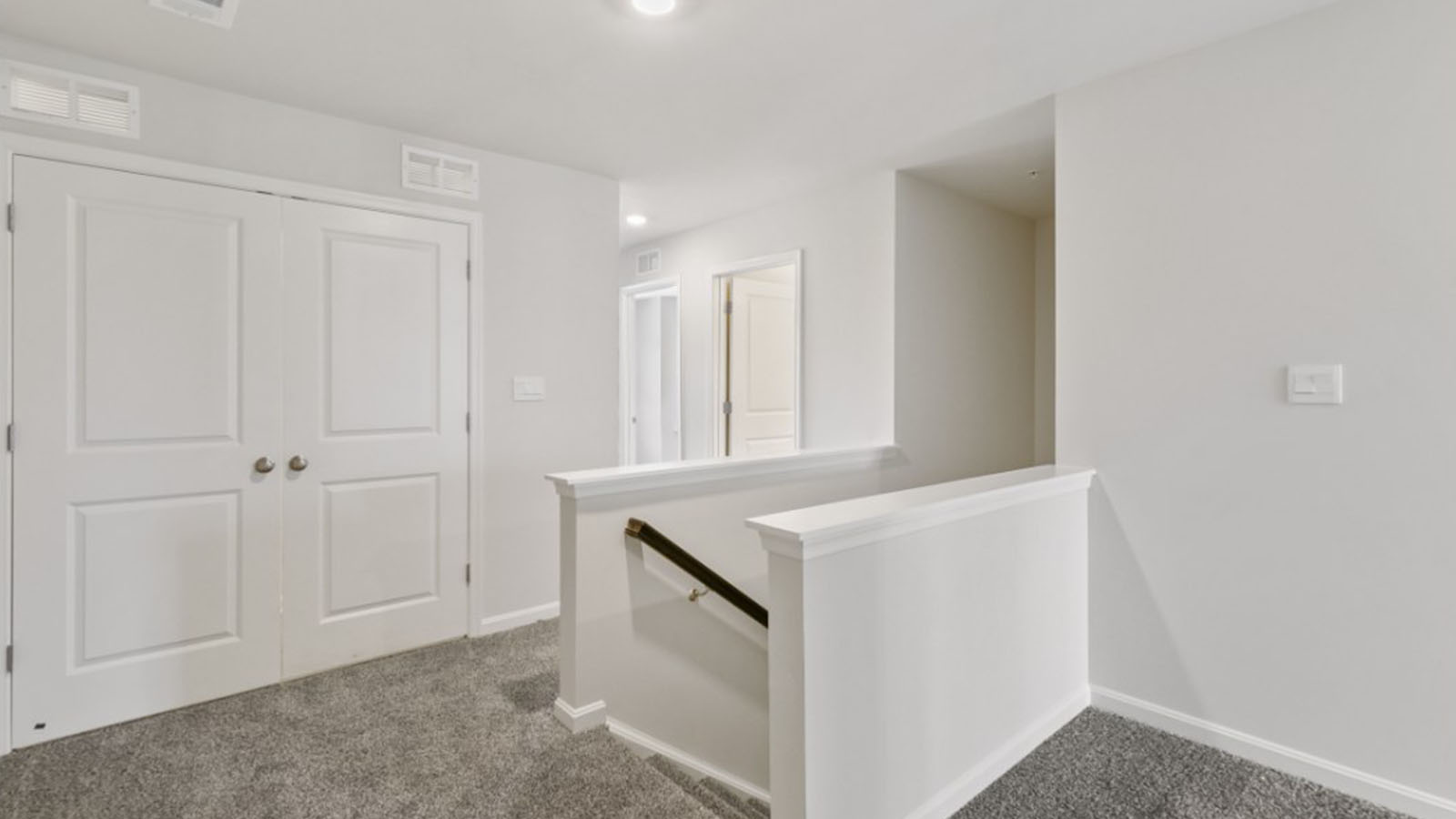 loft with laundry room