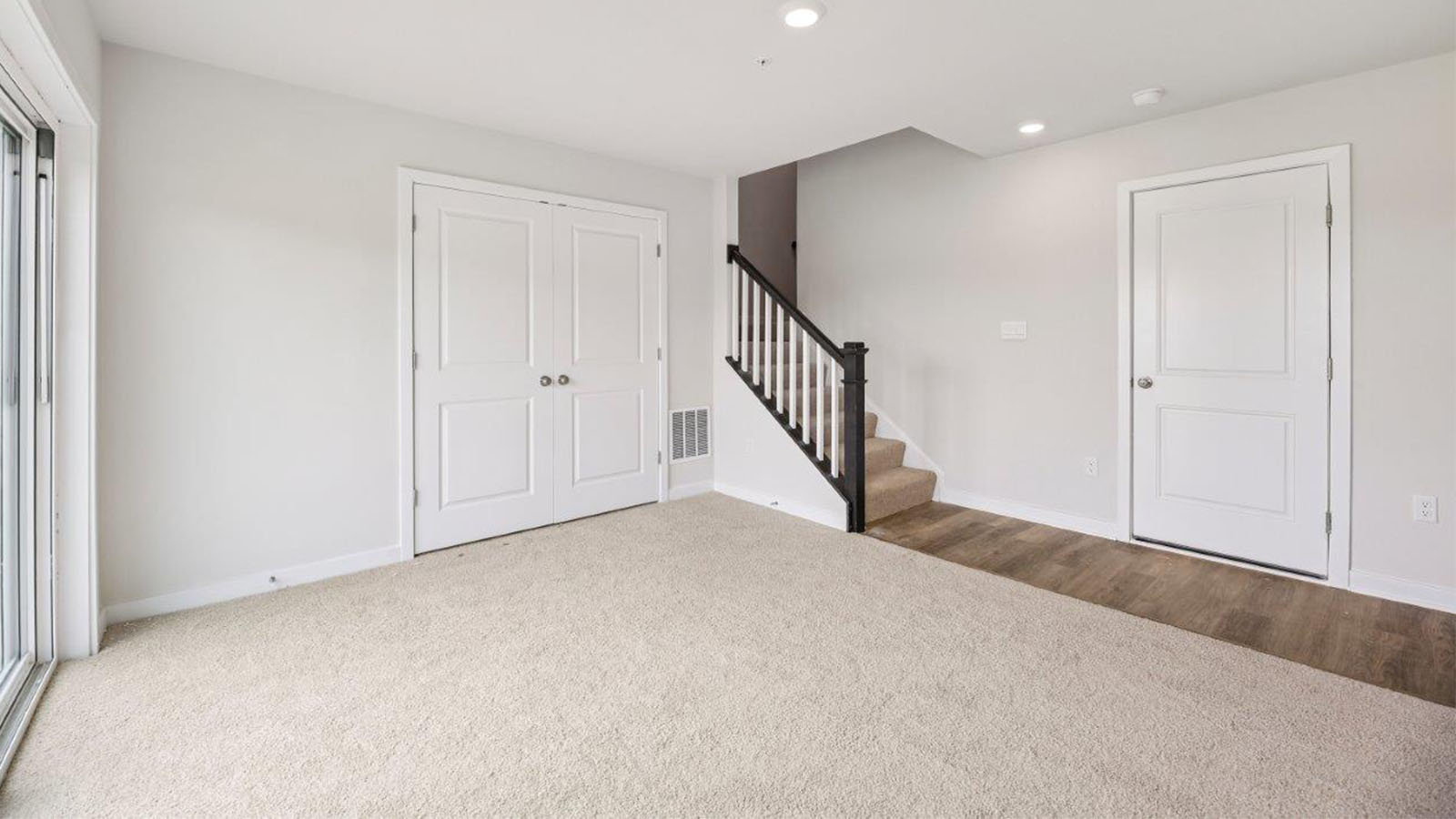 finished lower level rec room