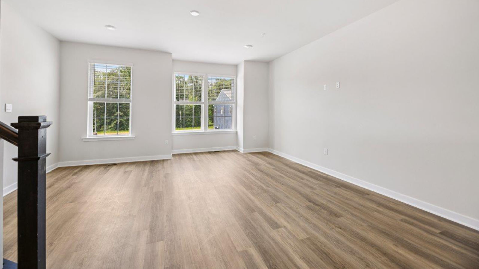 open concept living room