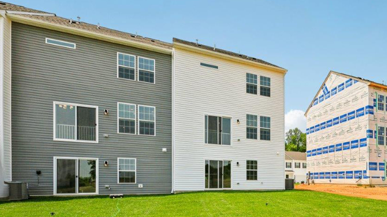 rear of home