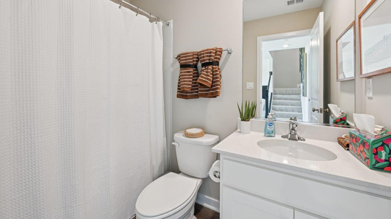 lower level full bathroom