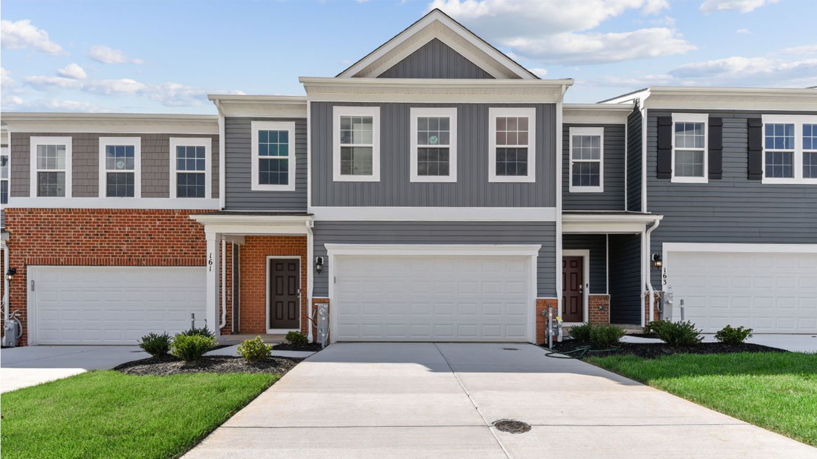 front elevation two car