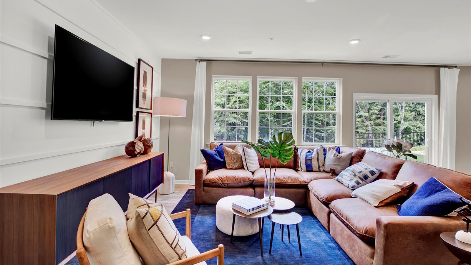 open concept living room