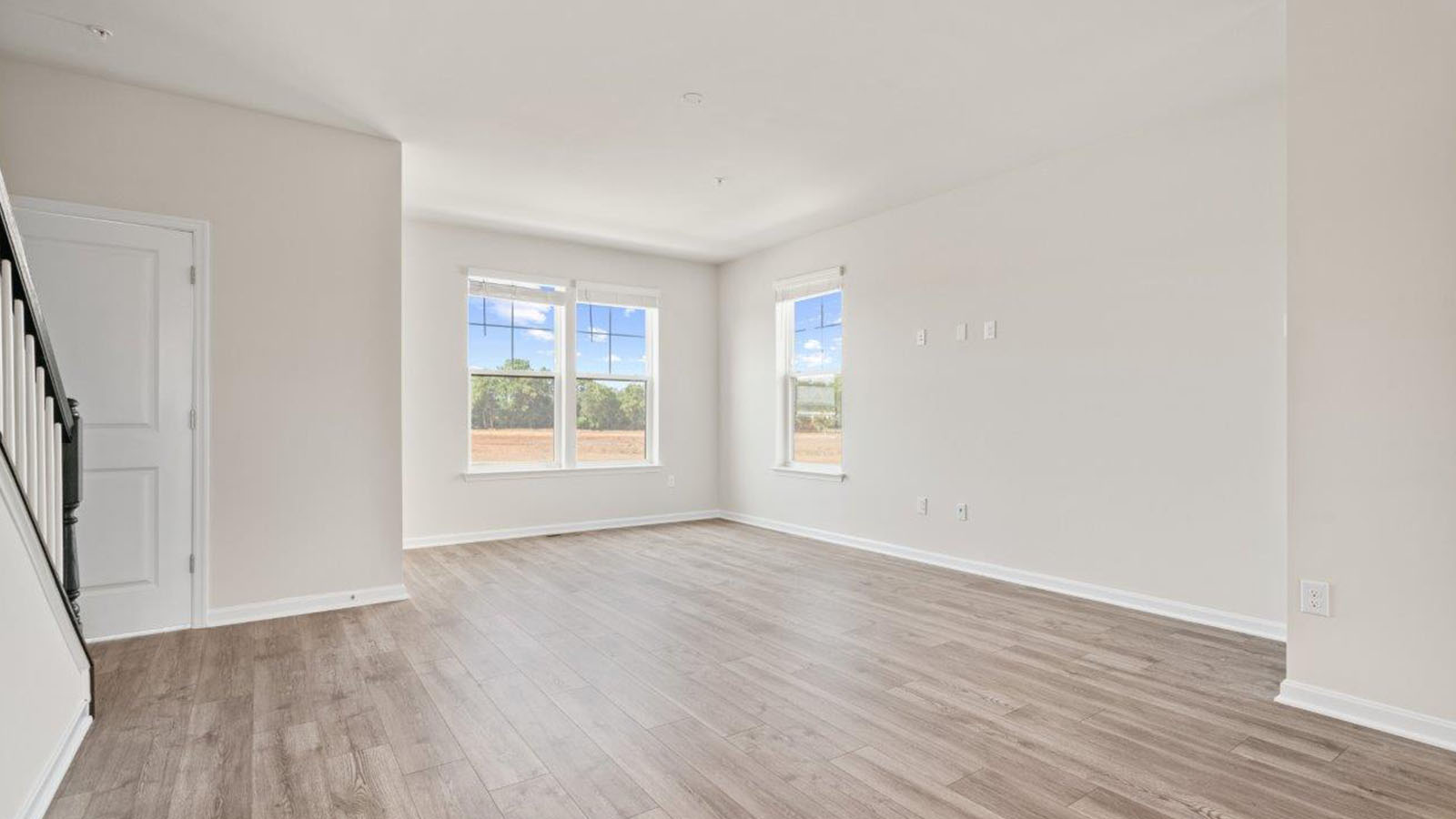 open concept living room