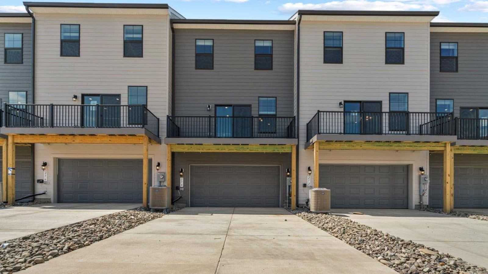 rear deck and parking