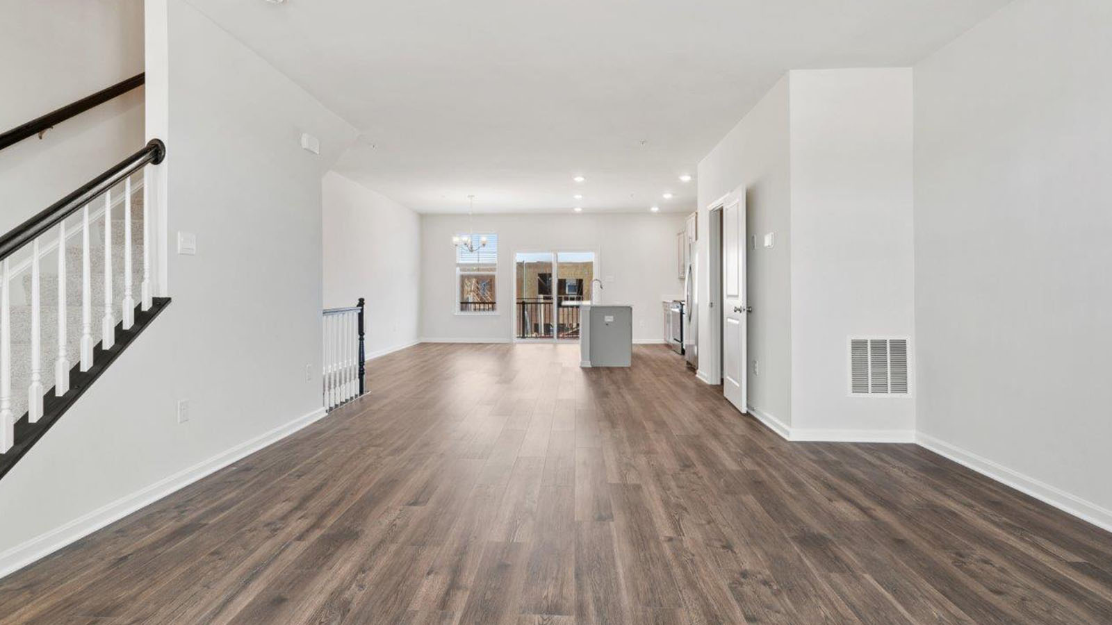 main level with luxury vinyl plank flooring