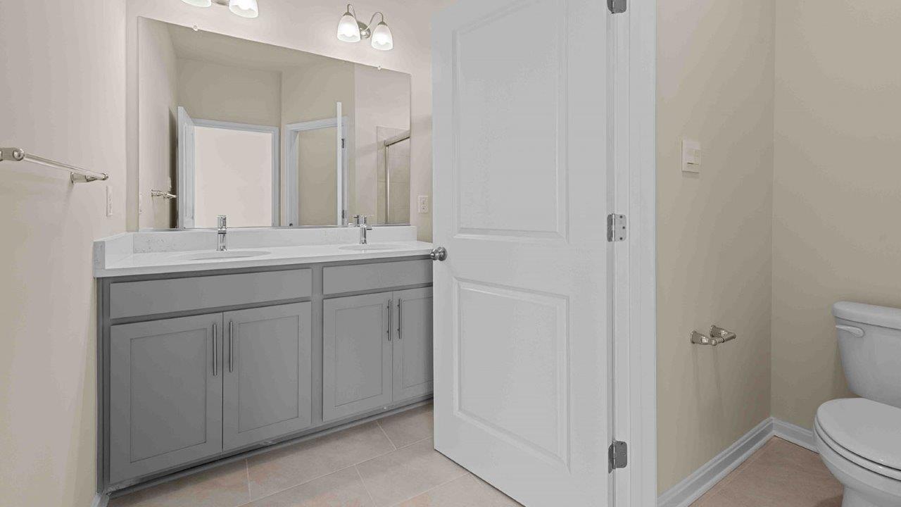 master bathroom glass shower