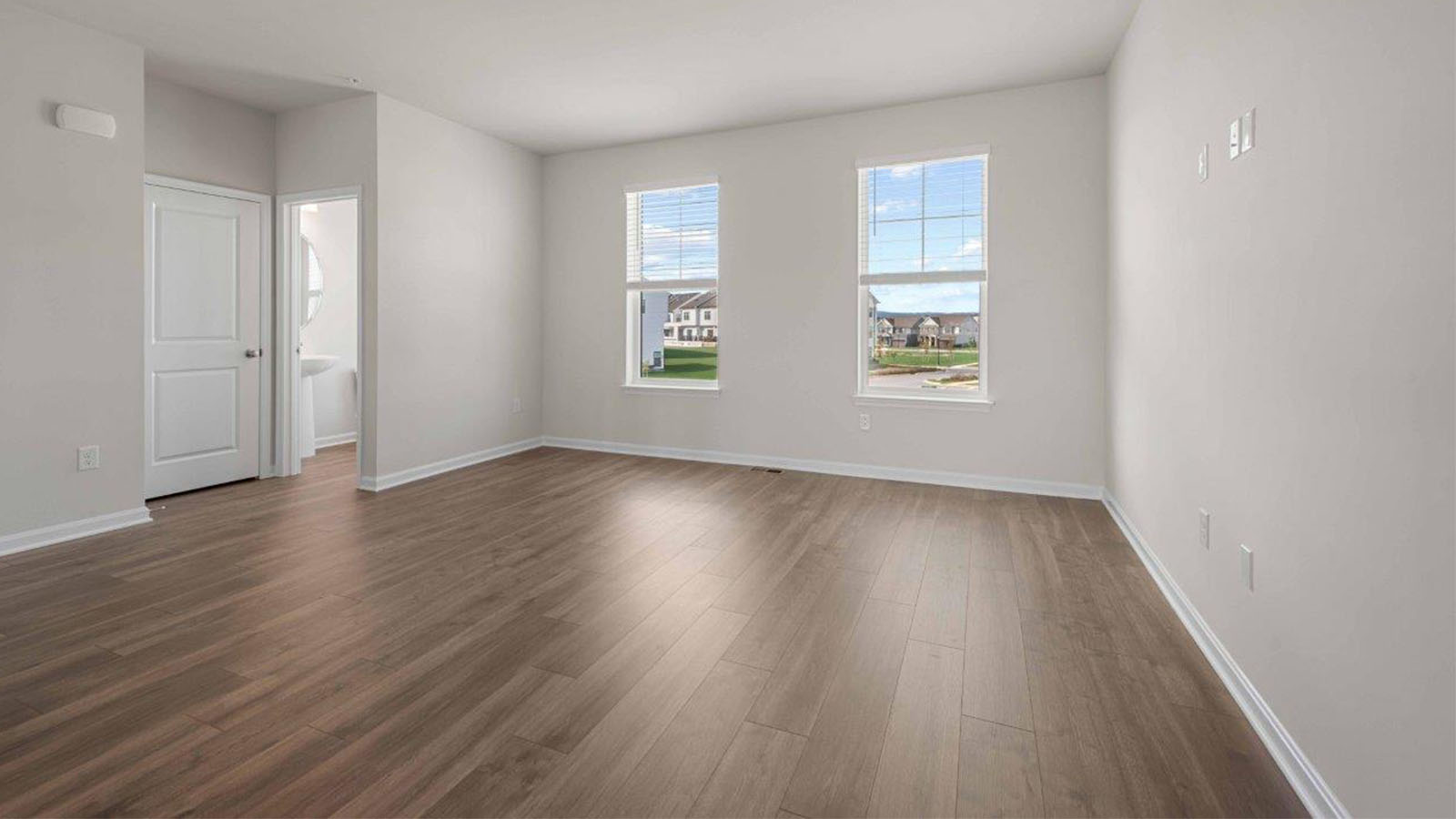 open concept living room