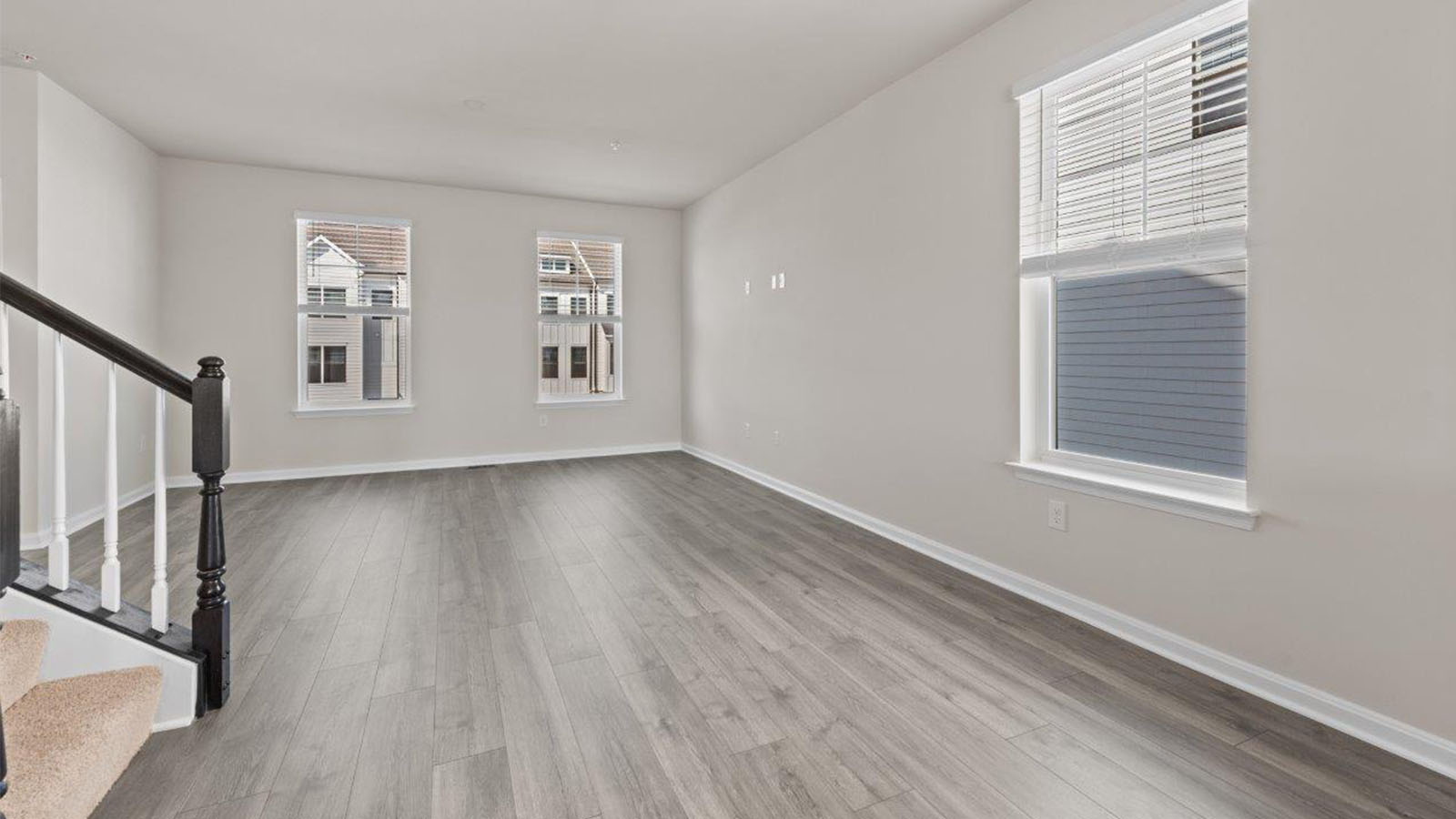 open concept living room