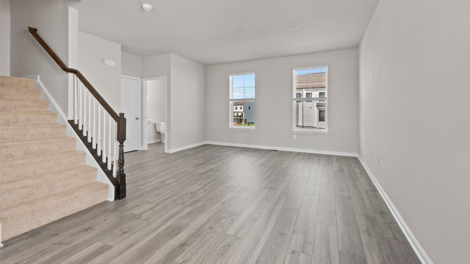 open concept living room