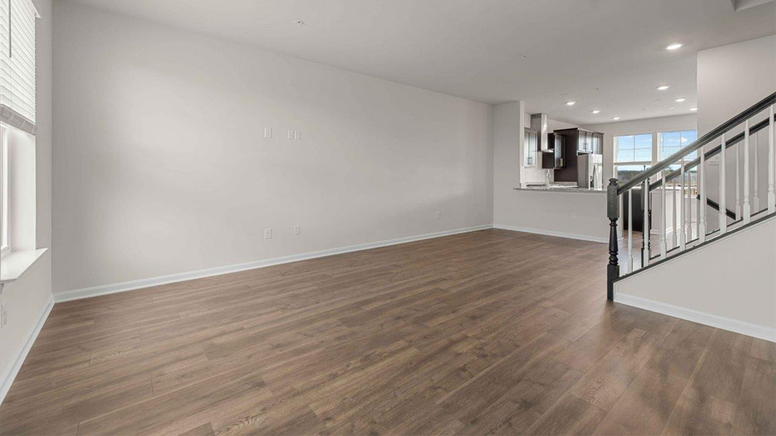 open concept living room