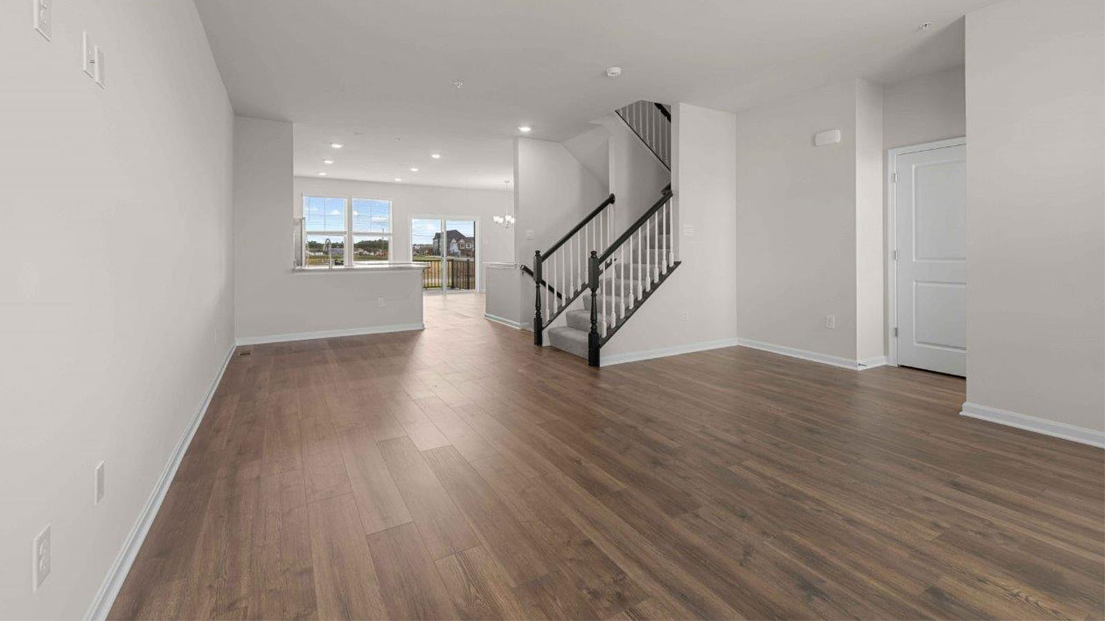 open concept living room