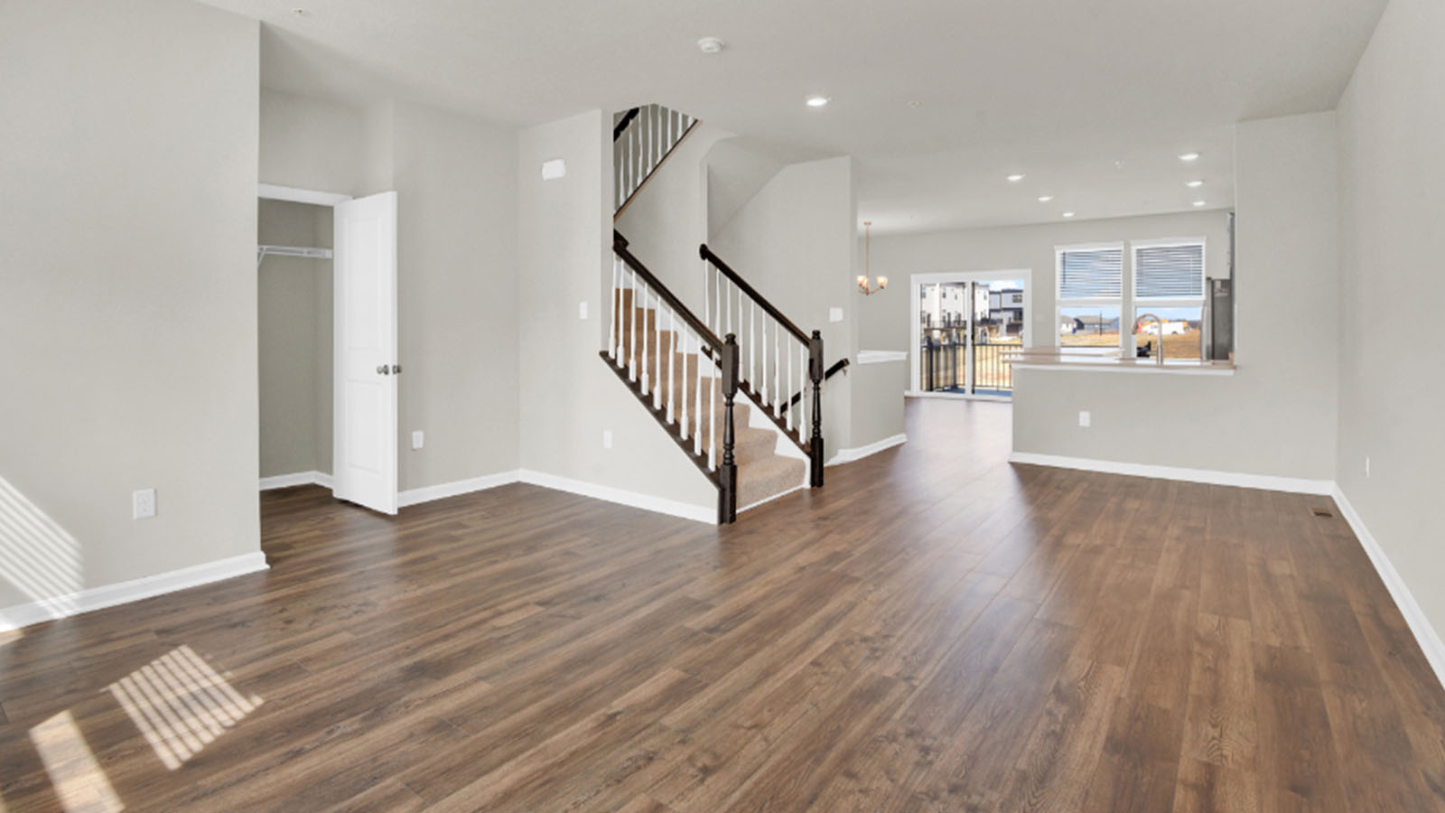 open concept living room