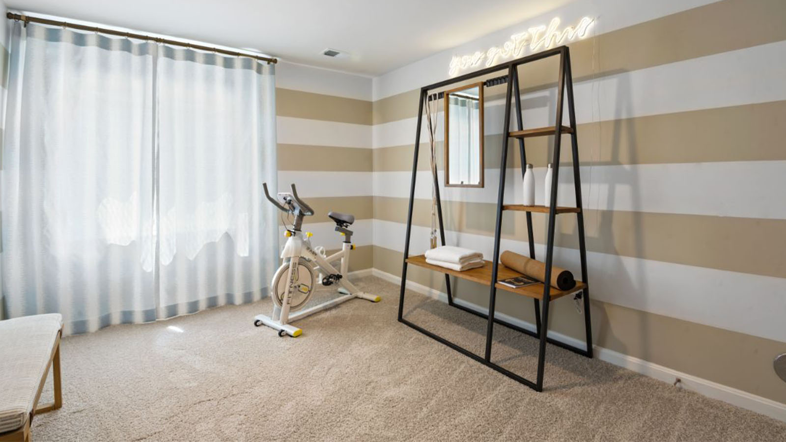 basement bedroom