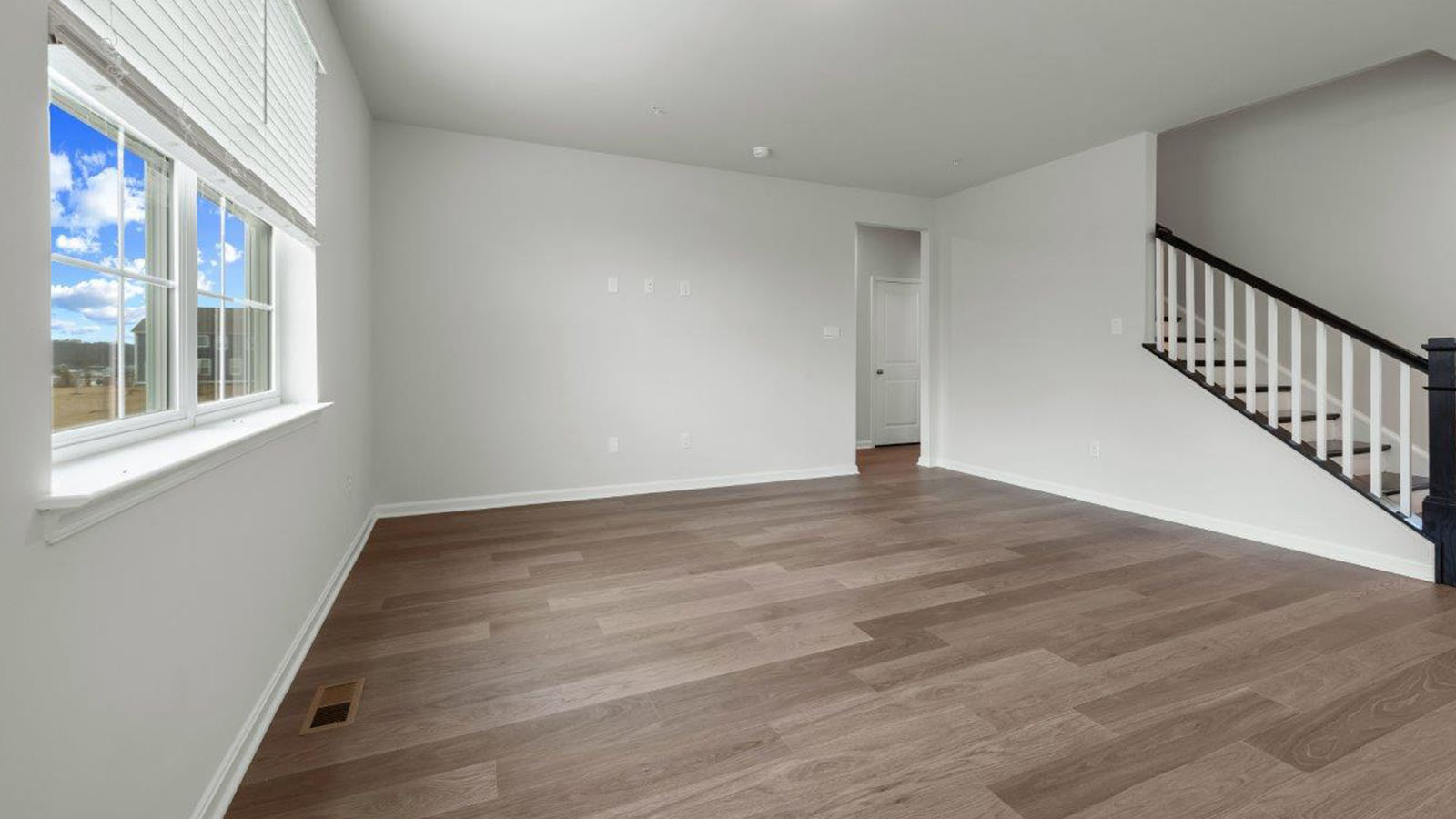 open concept living room