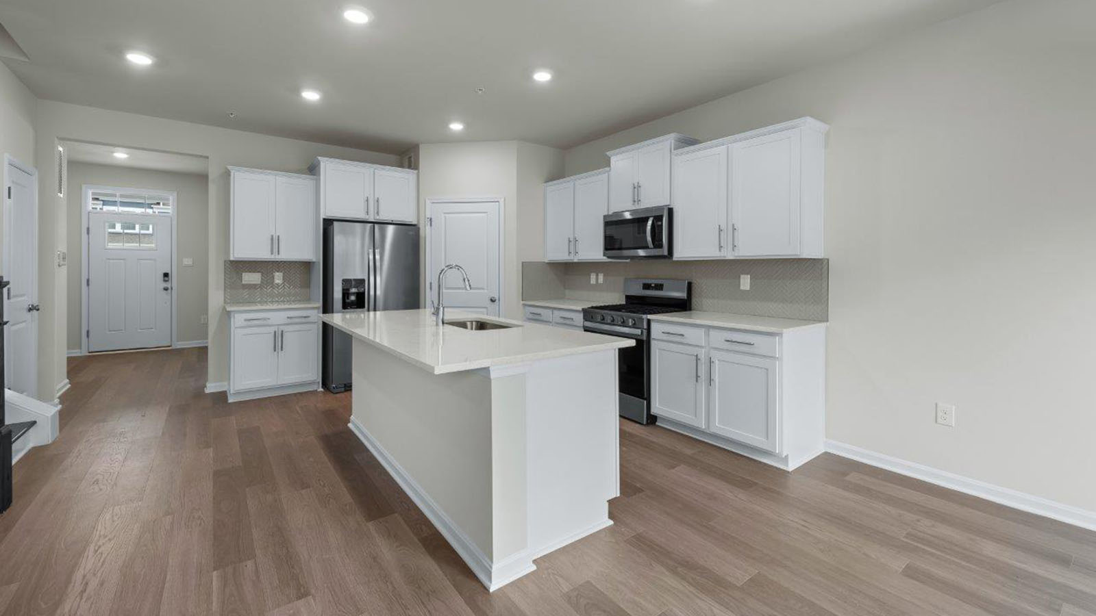 central island with seating