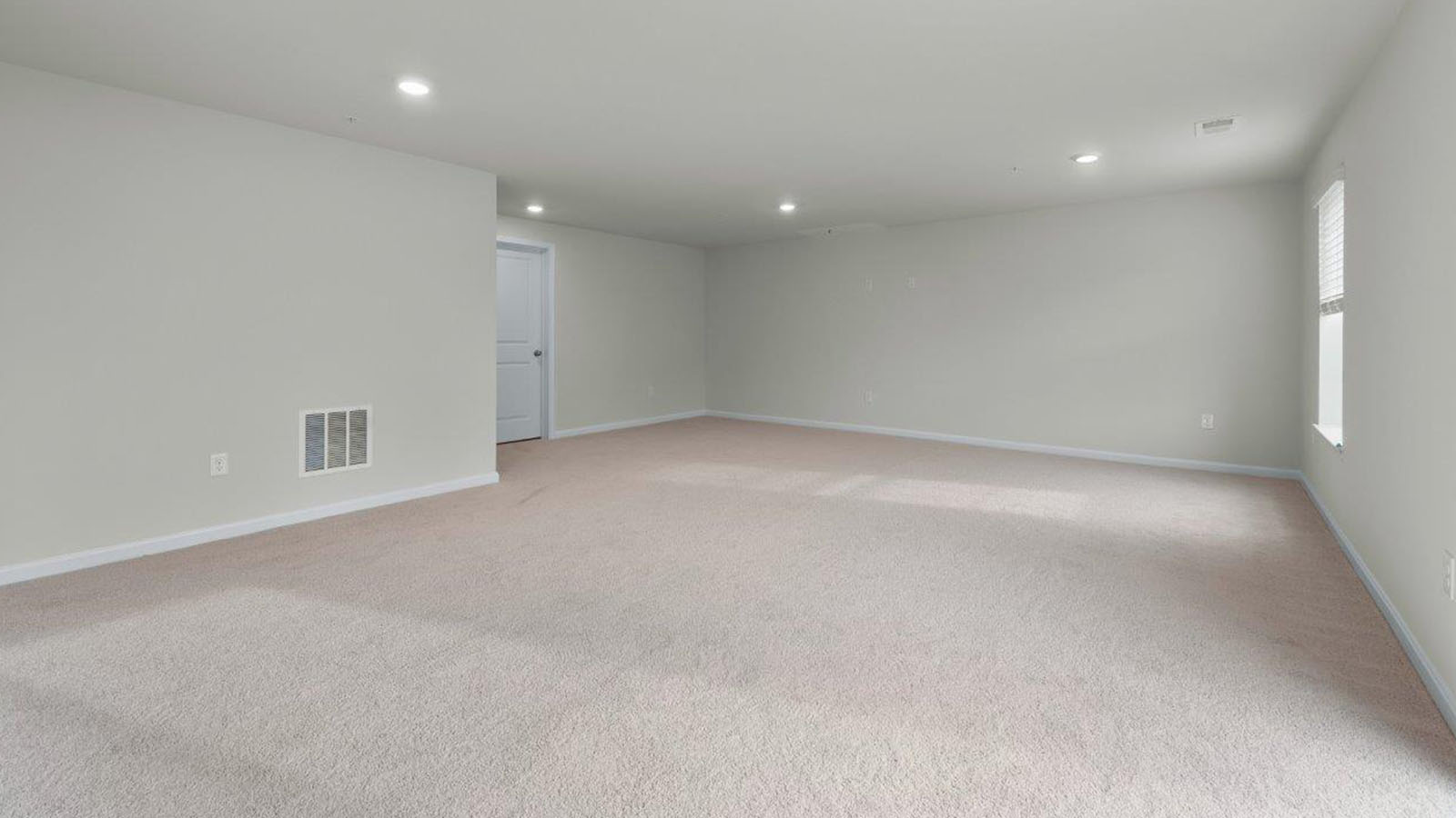 finished basement rec room