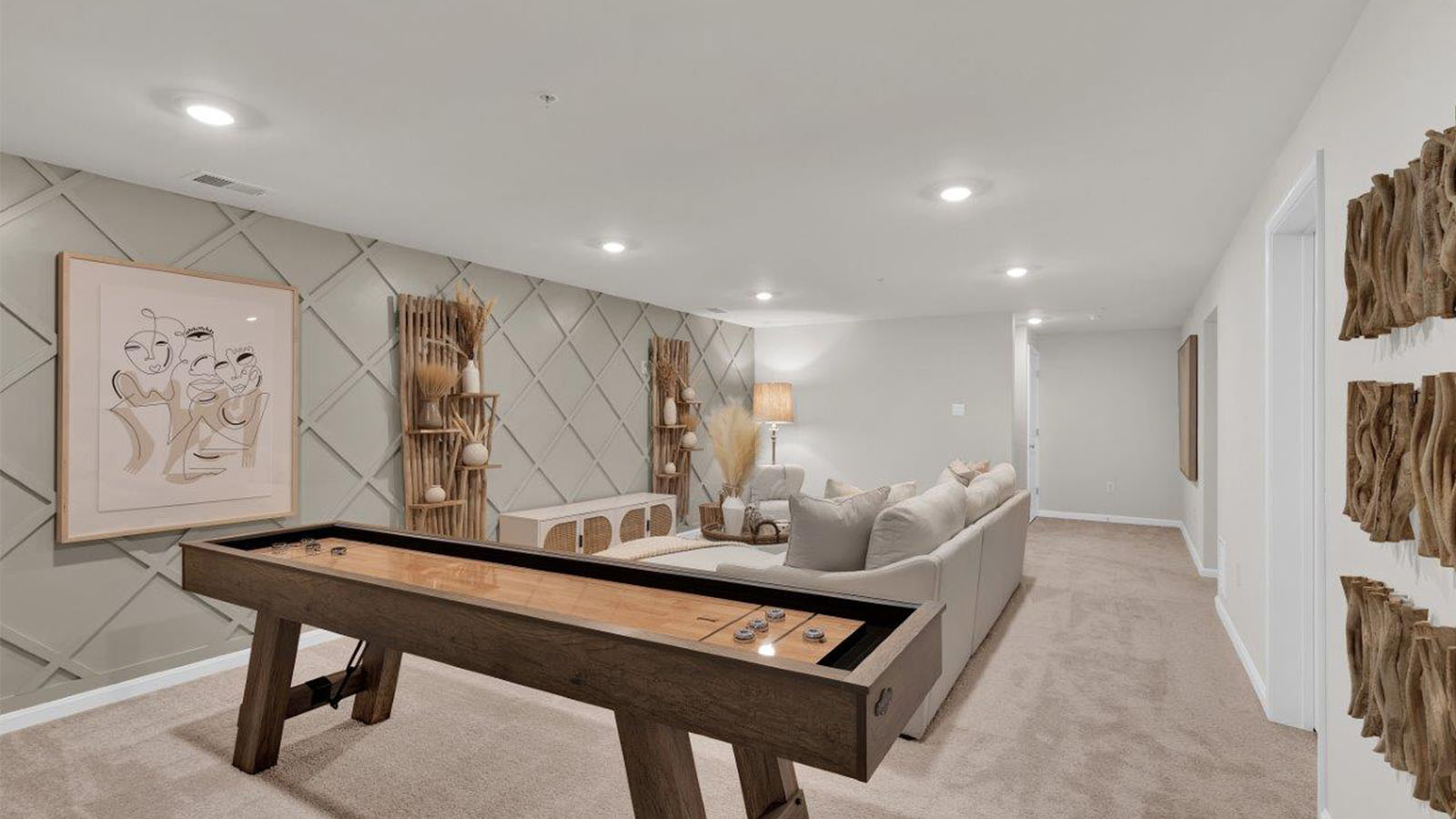 basement rec room
