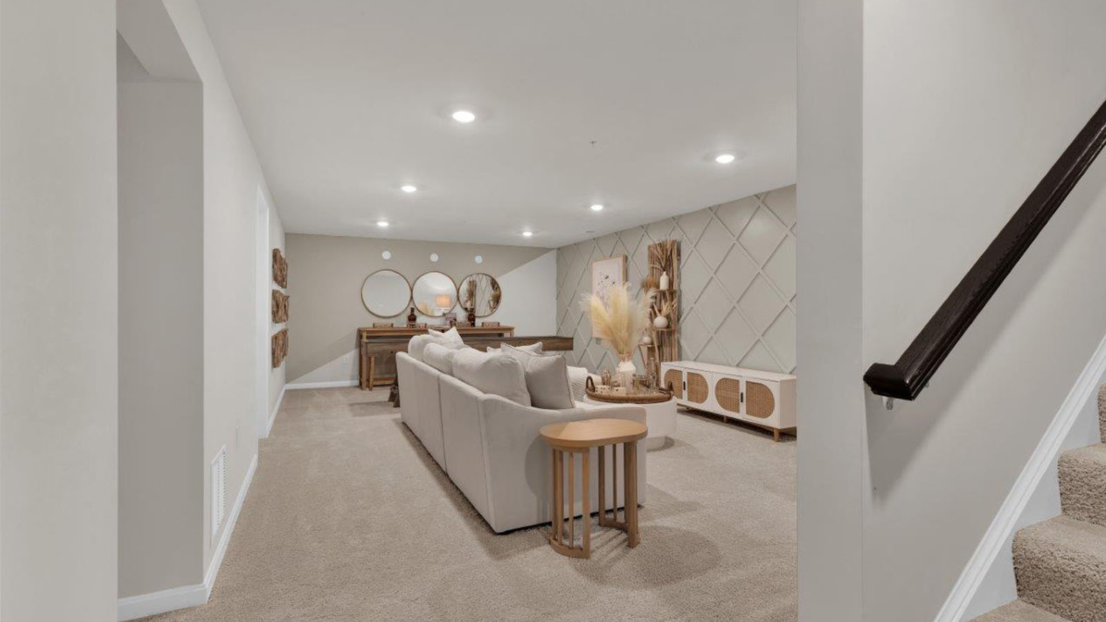 basement rec room