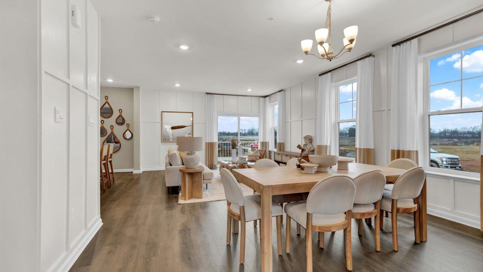 dining table and chairs