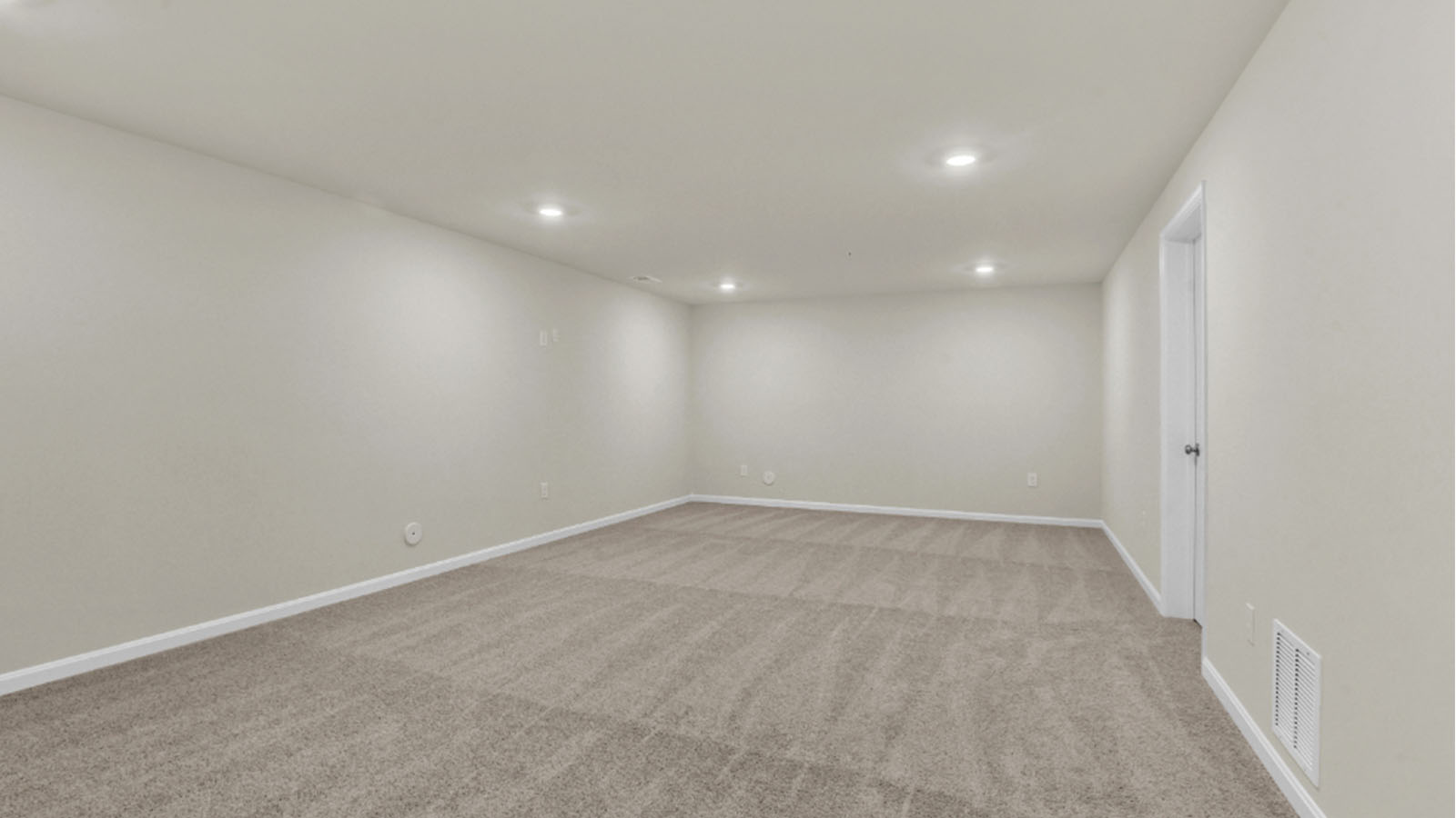 finished basement rec room