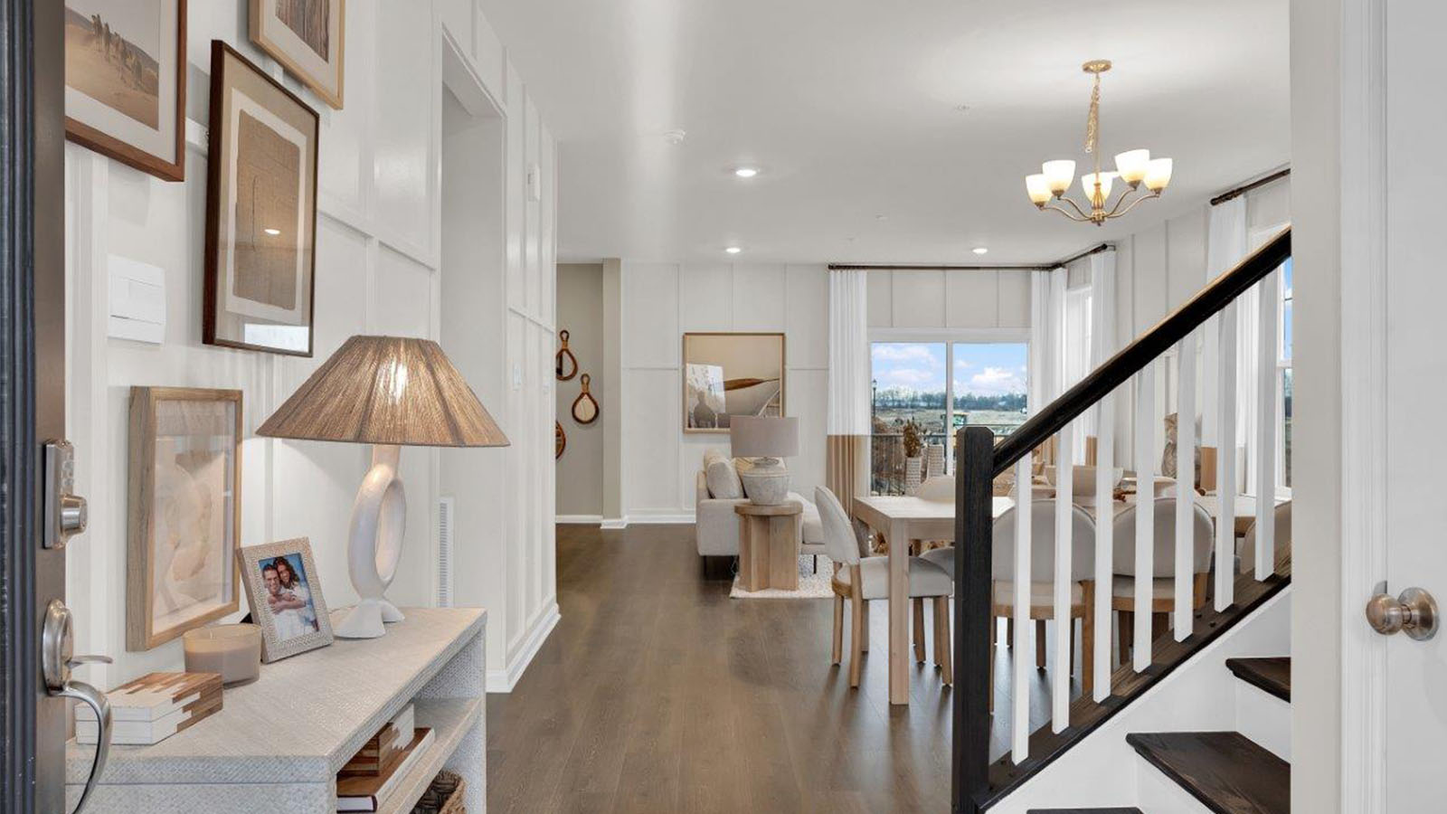 entryway leading into living room