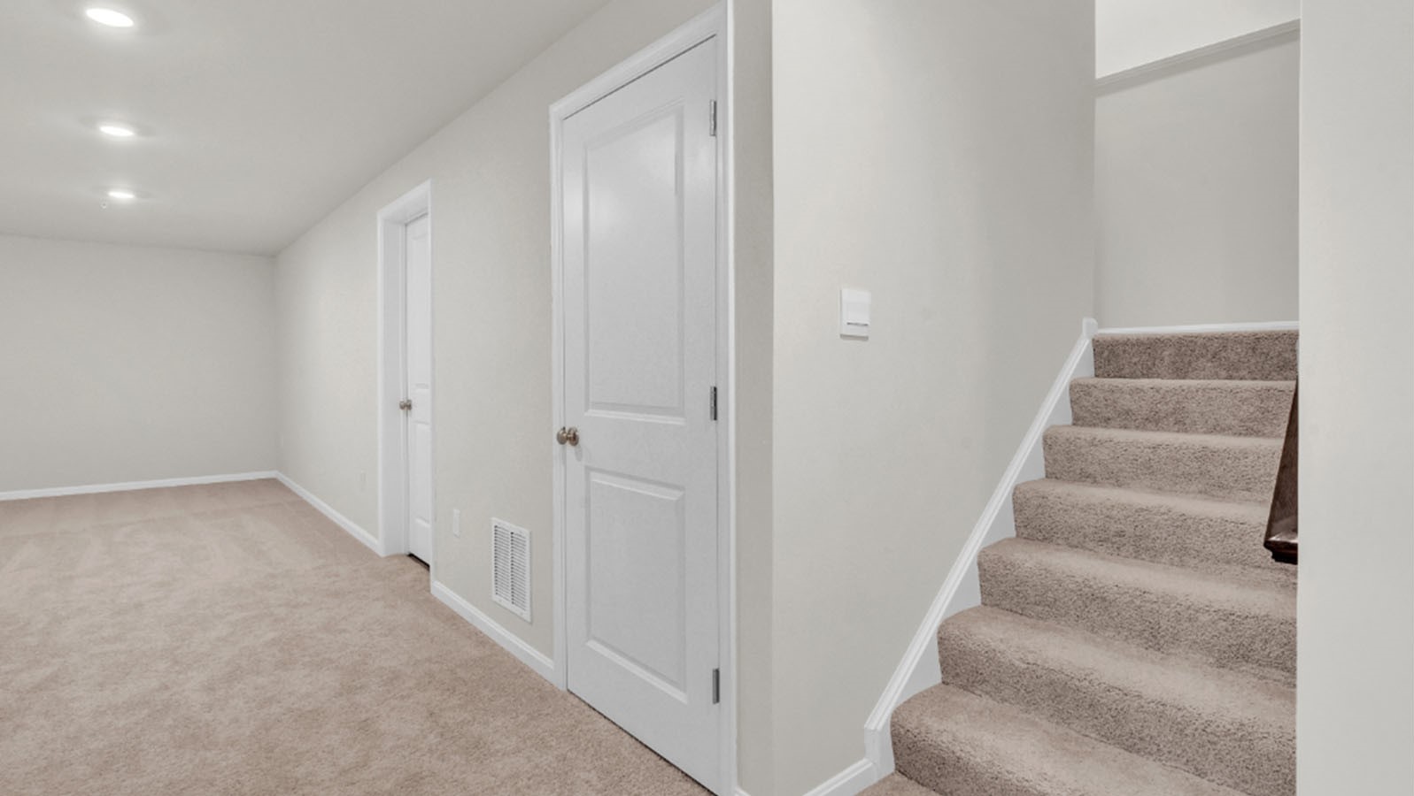 finished basement rec room