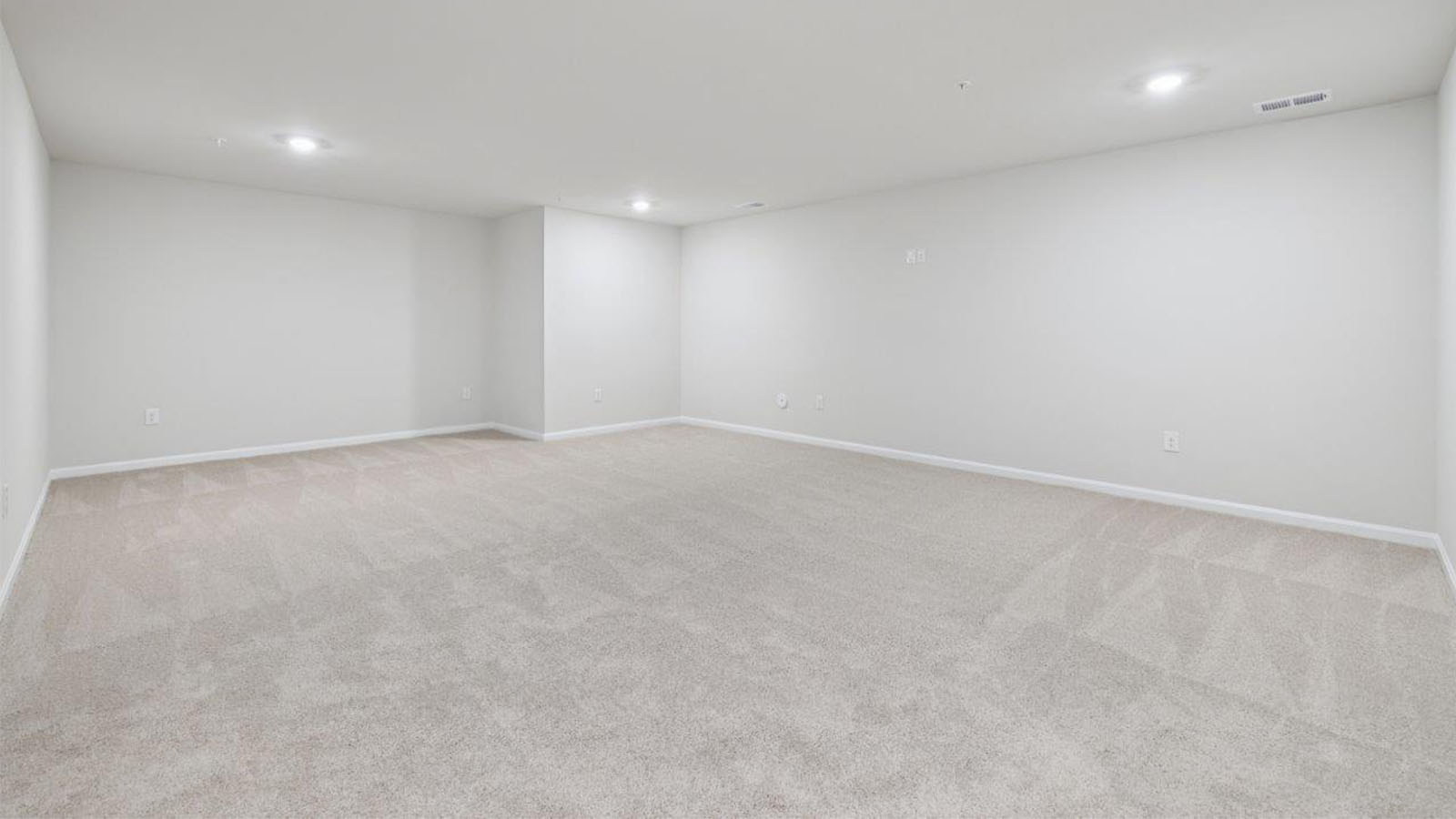 finished basement rec room