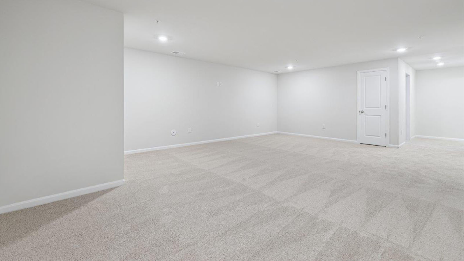 finished basement rec room