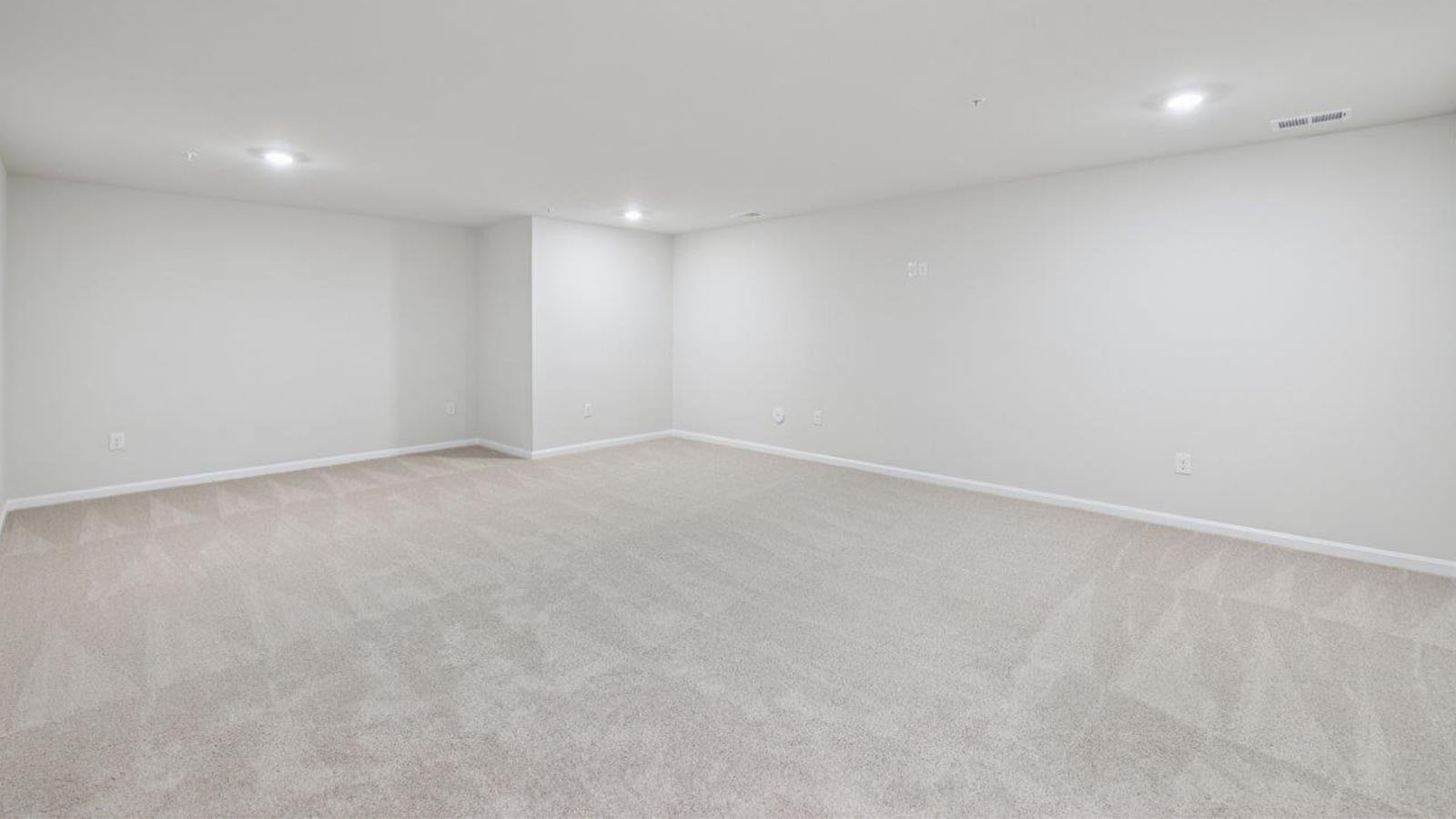 finished basement rec room