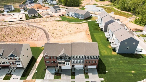 Community Aerial Image Royal Townhome