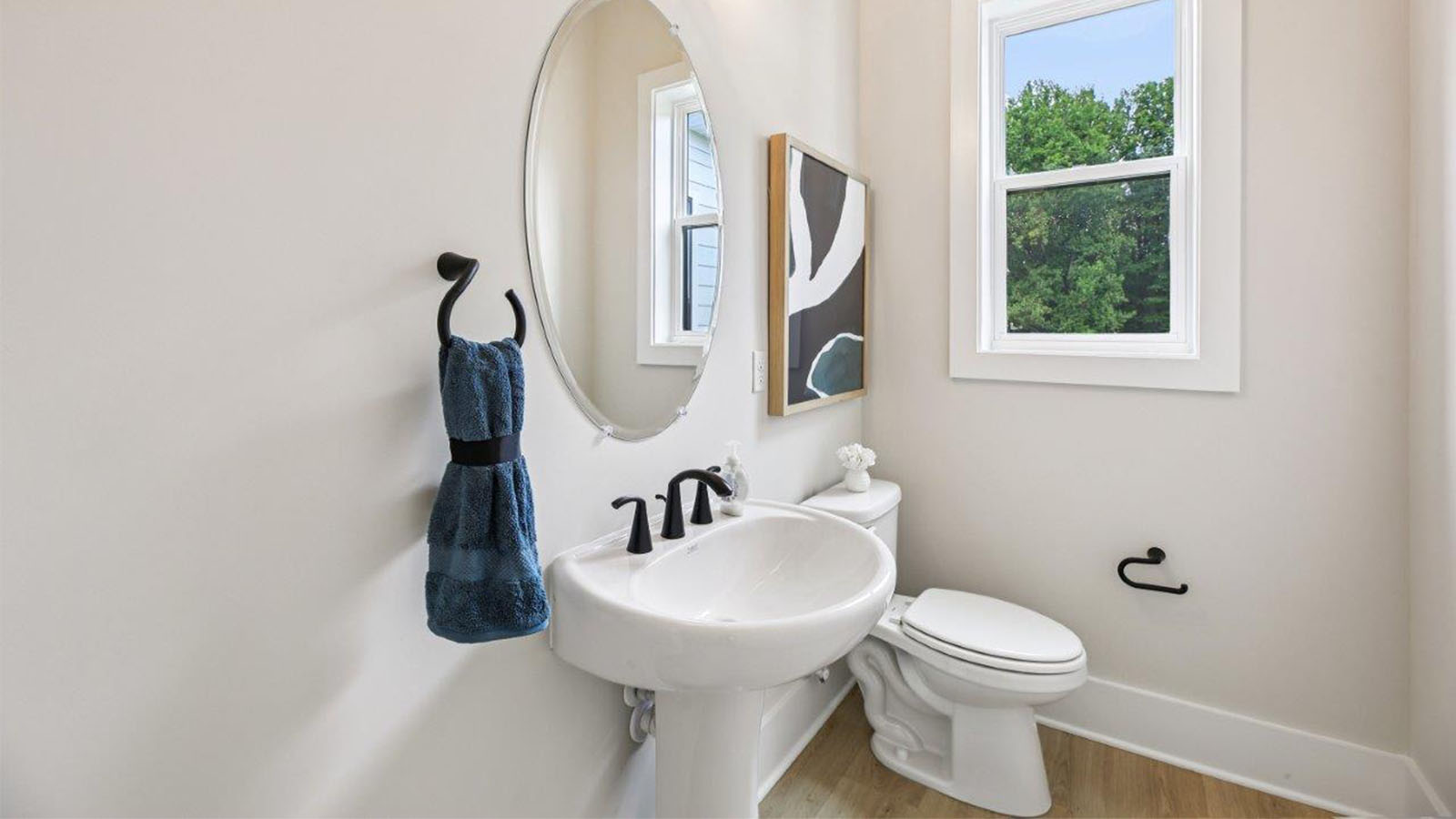 main level half bath