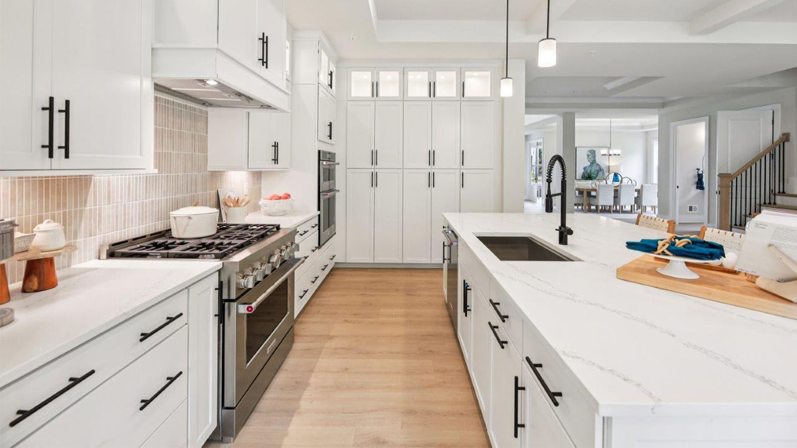 upgraded stainless steel appliances